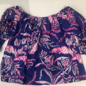 Lilly Pulitzer top blouse - size XS like new